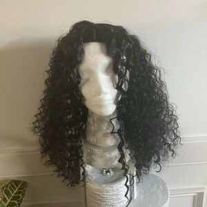 Curly Synthetic Black Wig